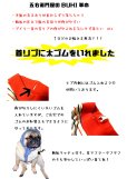 画像4: PONPONデニムタグの赤白ボーダー (4)