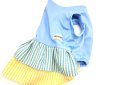 画像3: 濡らしてクール！２段ストライプワンピ（BLUE） (3)