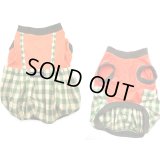 【 Hallowe'en】サロペットかぼちゃパンツ風（モスG）