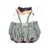 【 Flower】グリーン花　かぼちゃパンツ風