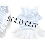 ボーダー＆Stripe　乙女ふりふりフードワンピ