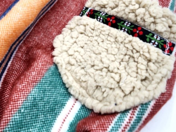 画像4: 【スモック】タテジマ！もこもこポケット（Red・Green系）