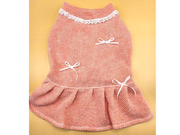 画像1: エレガント♪リボンワンピ（フラミンゴ）